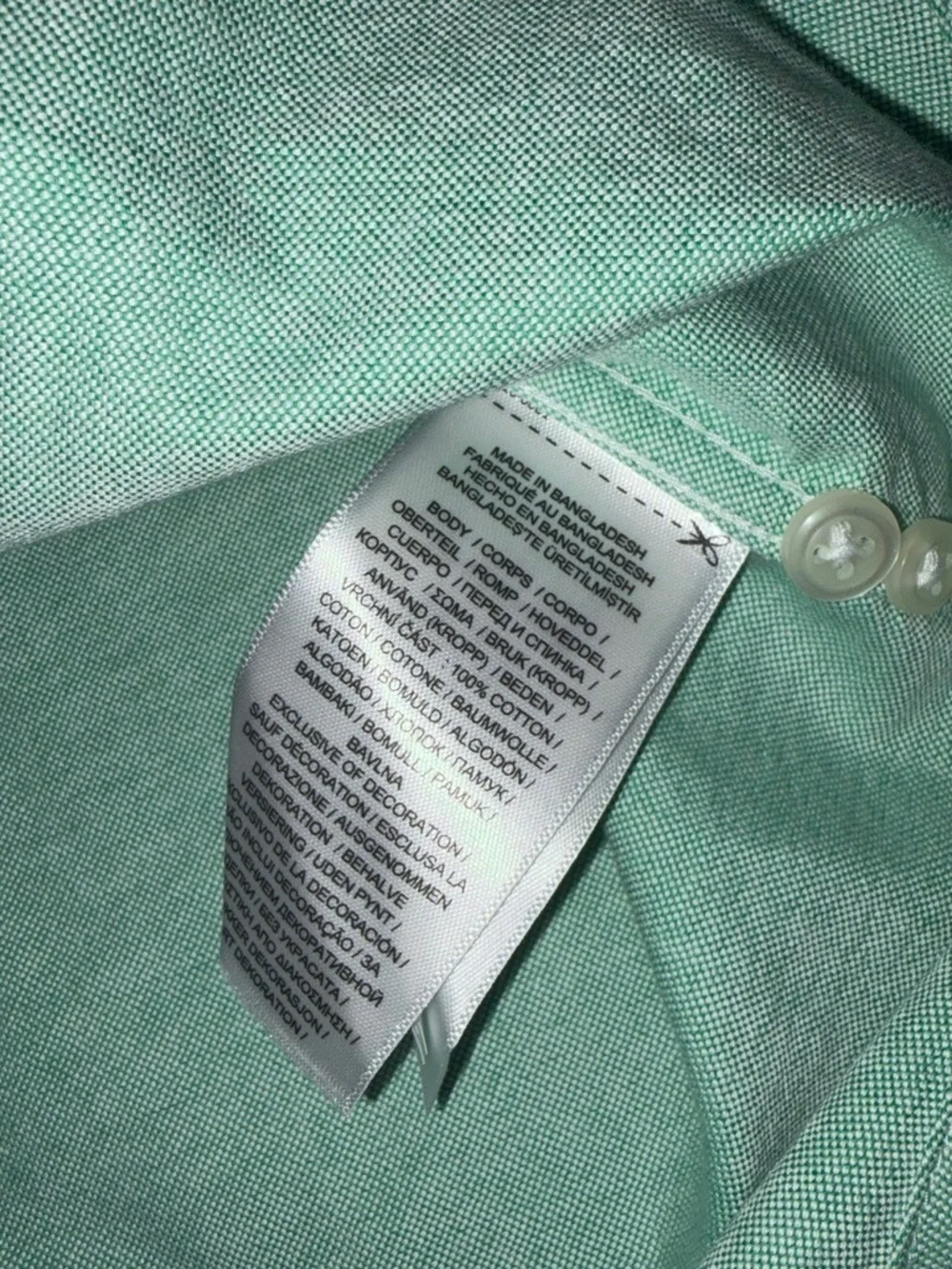 Teal Oxford Button-Down Shirt Polo by Ralph Lauren